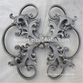 wrought iron railing panels are used on fences and balconies and wall and railing